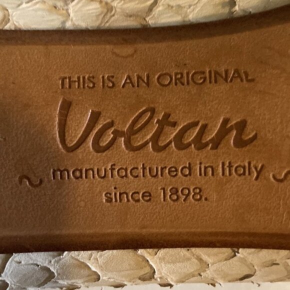 👠✨ Vintage Rolando Bellagio Beige & Taupe Leather Block Heel Pumps  ✨👠 - Picture 9 of 11